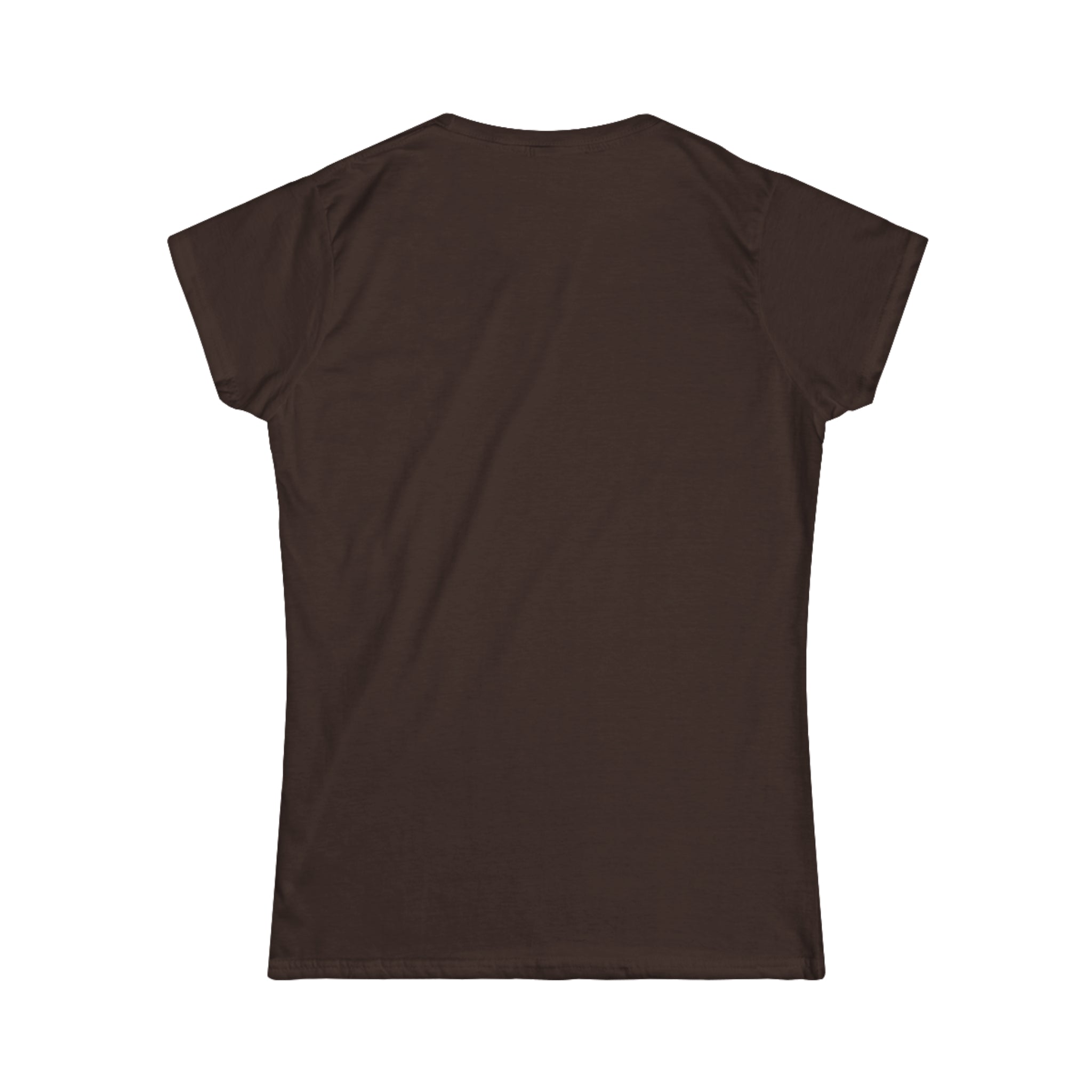 Lift Heavy Shit - Women's Softstyle Tee - White Distressed Logo on Front Plain Back