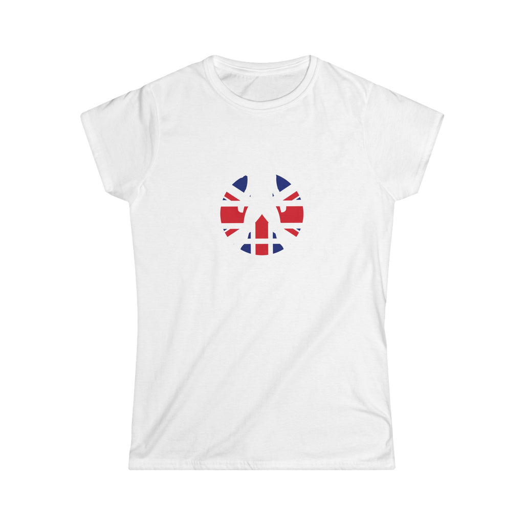 WWLW UK - Women's Softstyle Tee - Front Logo Plain Back