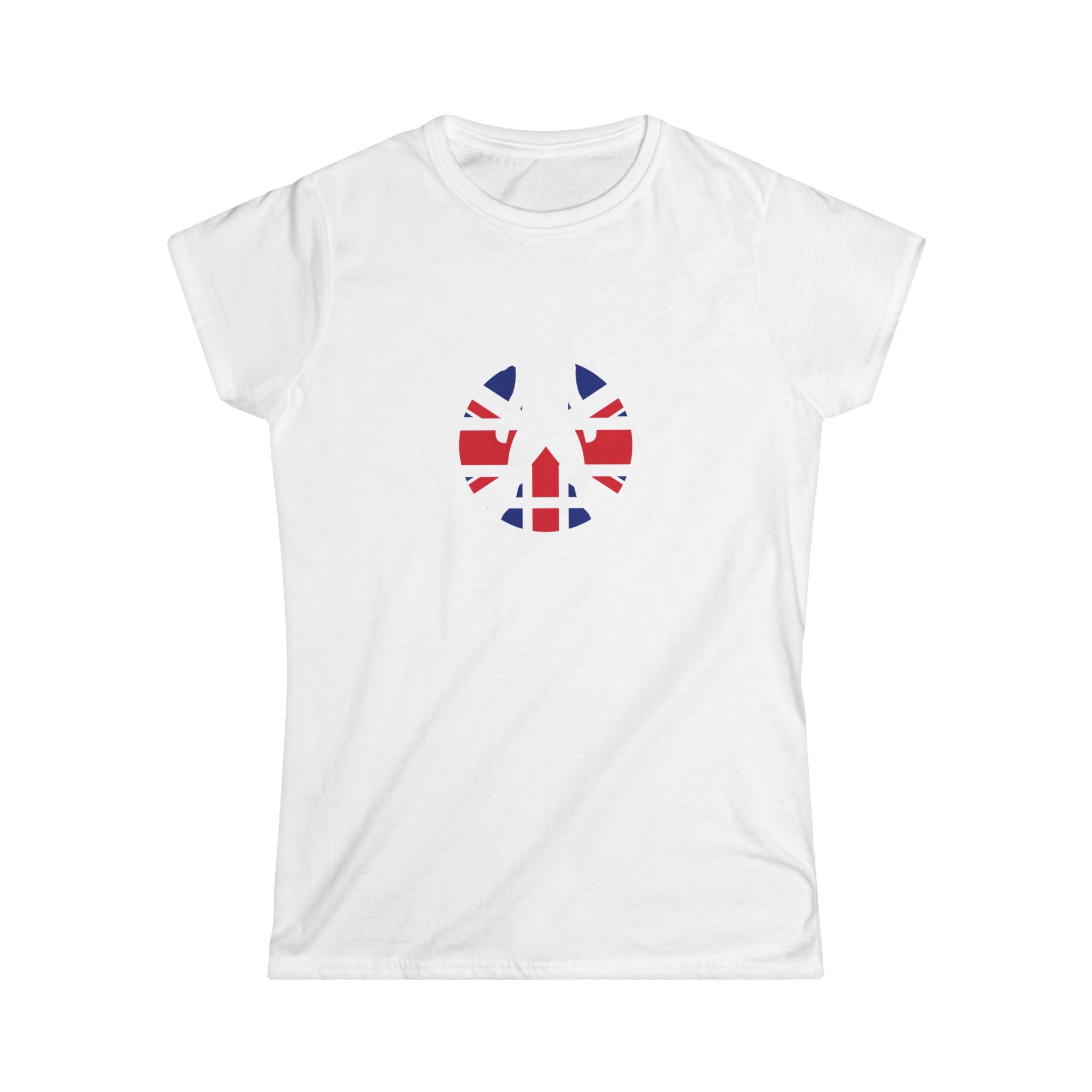 WWLW UK - Women's Softstyle Tee - Front Logo Plain Back