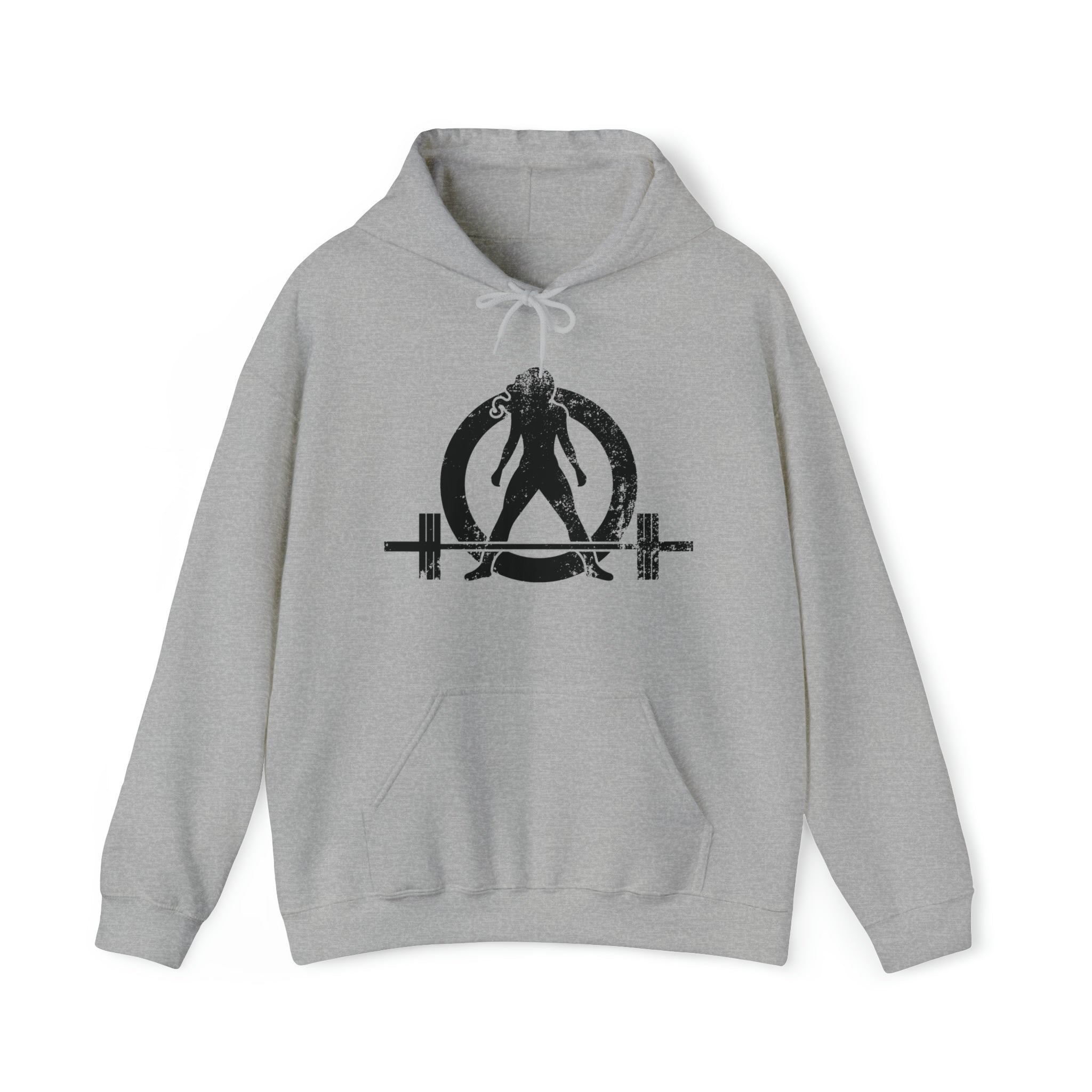 Distressed Logo - Unisex Heavy Blend Hooded Sweatshirt - Black Logo  (BEST SELLER)
