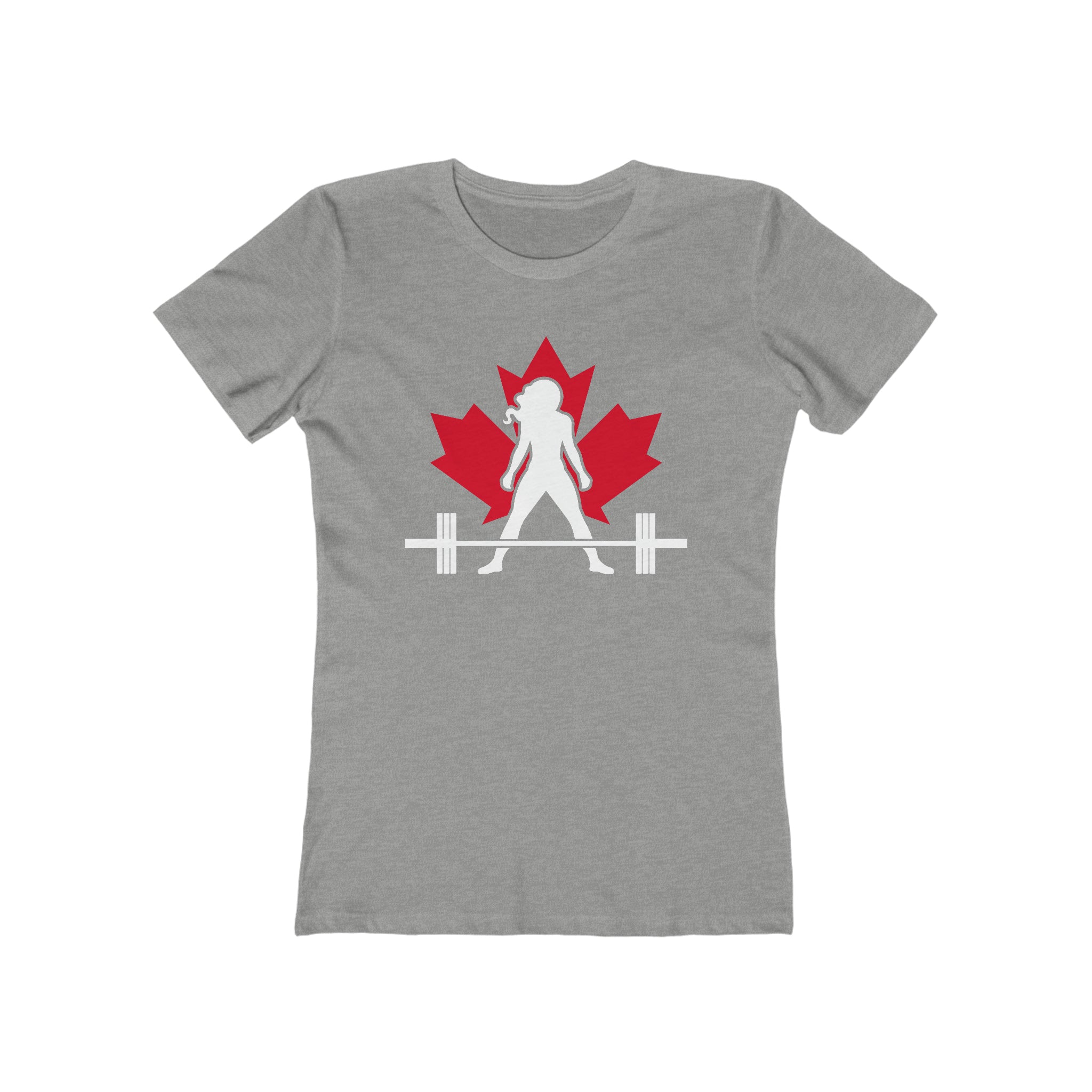 Women's The Boyfriend Tee - Canada Dark Logo - Plain Back