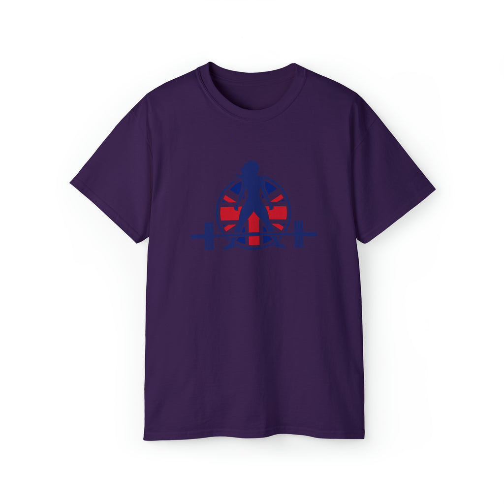 Unisex Ultra Cotton Tee - UK Logo Light - Plain Back