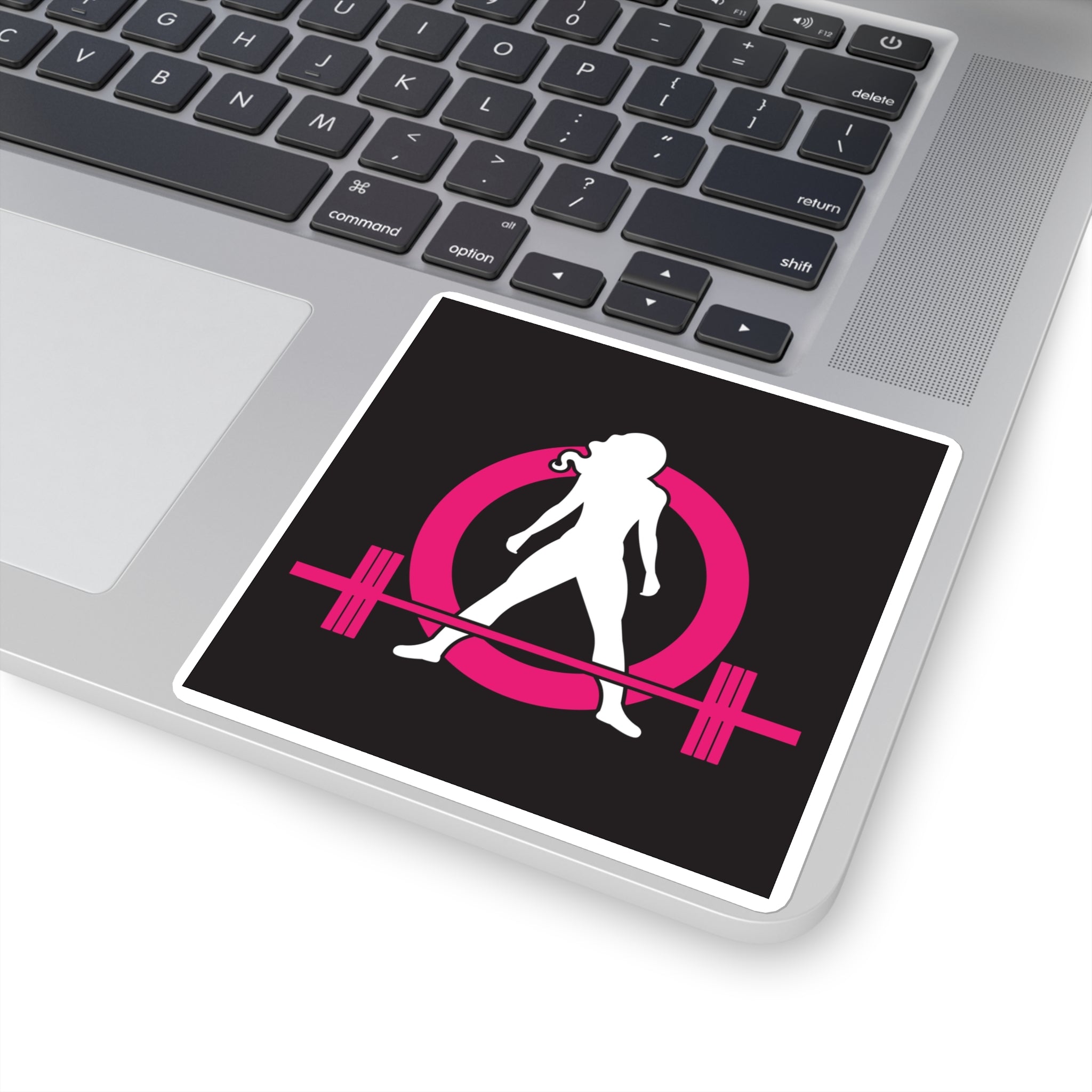 Square Stickers - Classic Black Logo