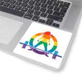 Square Stickers - WWLW Pride Logo