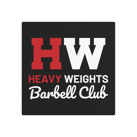 HW Barbell Club - Metal Art Sign