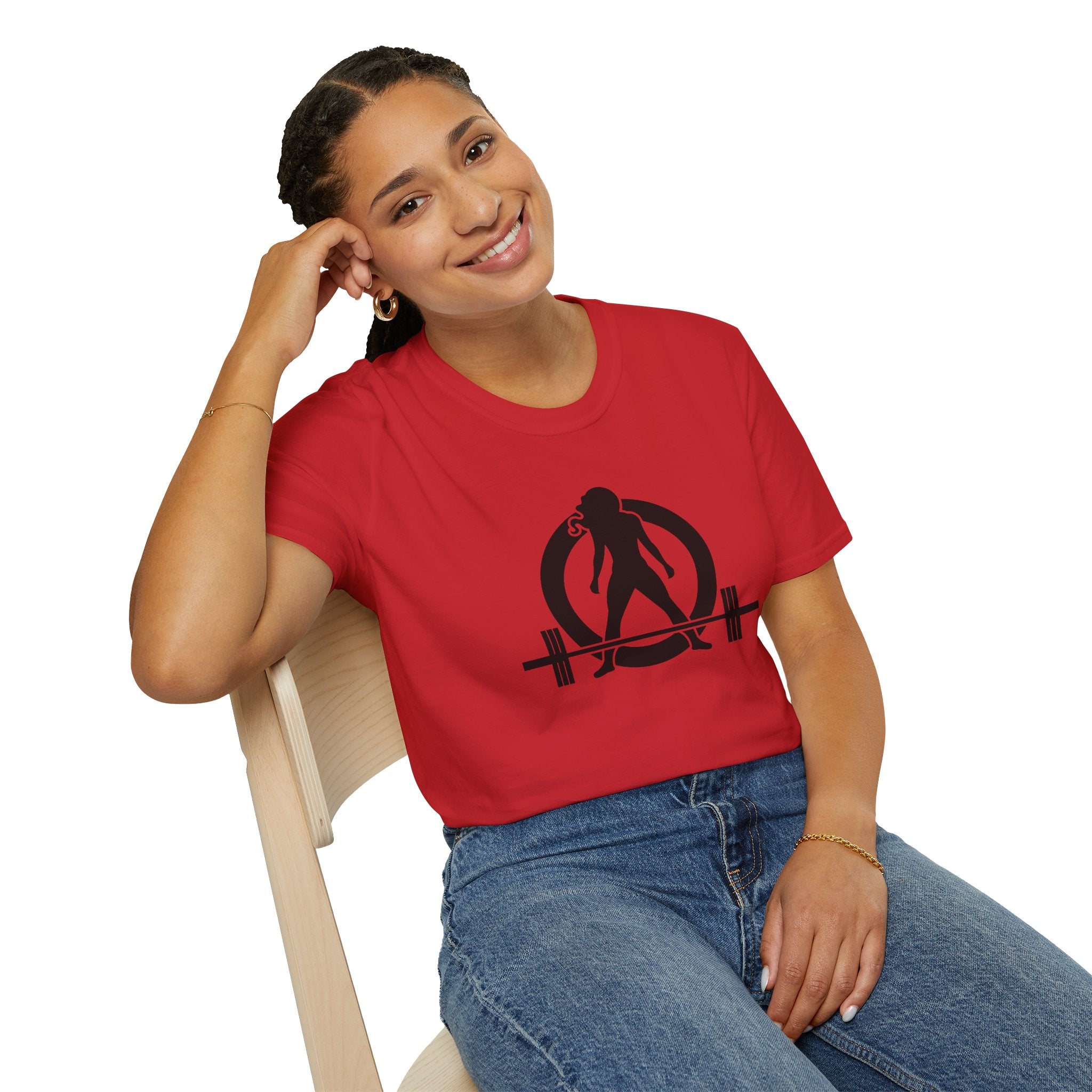 Iron Sharpens Iron - Unisex Softstyle T-Shirt - Black Logo Front & Back