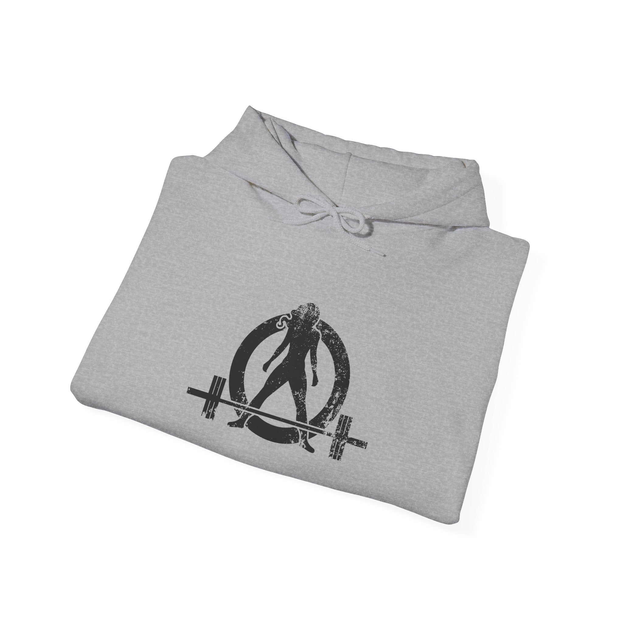 I DON’T WANT TO LOOK SKINNY – Unisex Heavy Blend™ Hooded Sweatshirt (White Logo) 🤍💪🔥