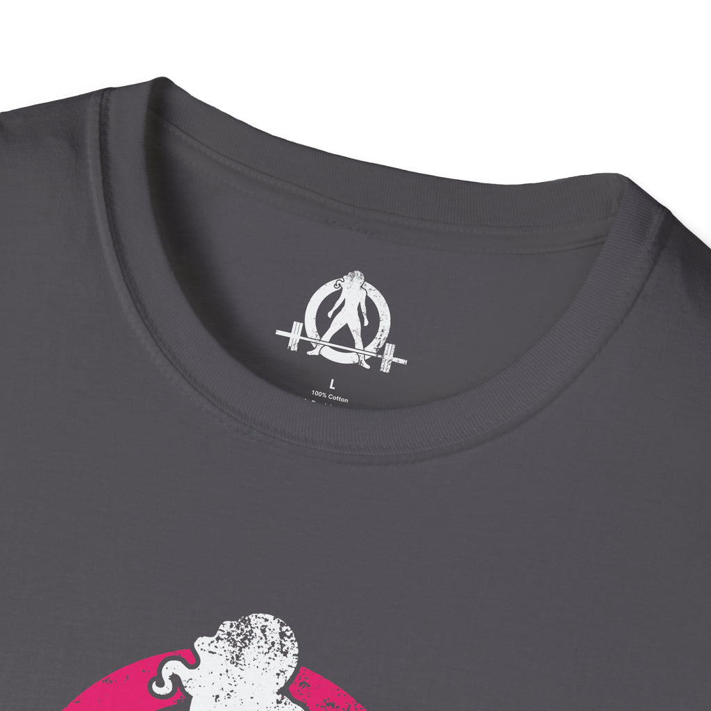 Unisex Softstyle T-Shirt - Color Distressed Logo - Plain Back