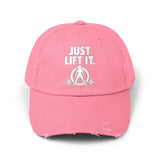 Just Lift It - Unisex Distressed Cap
