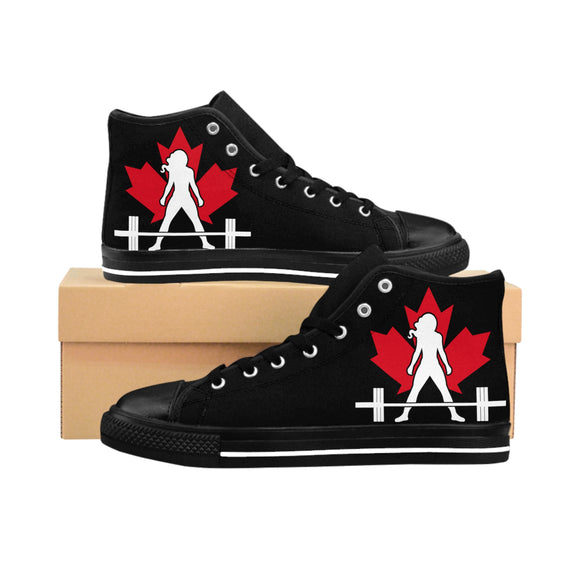 Women's Classic Black Sneakers - Canada Dark Logo