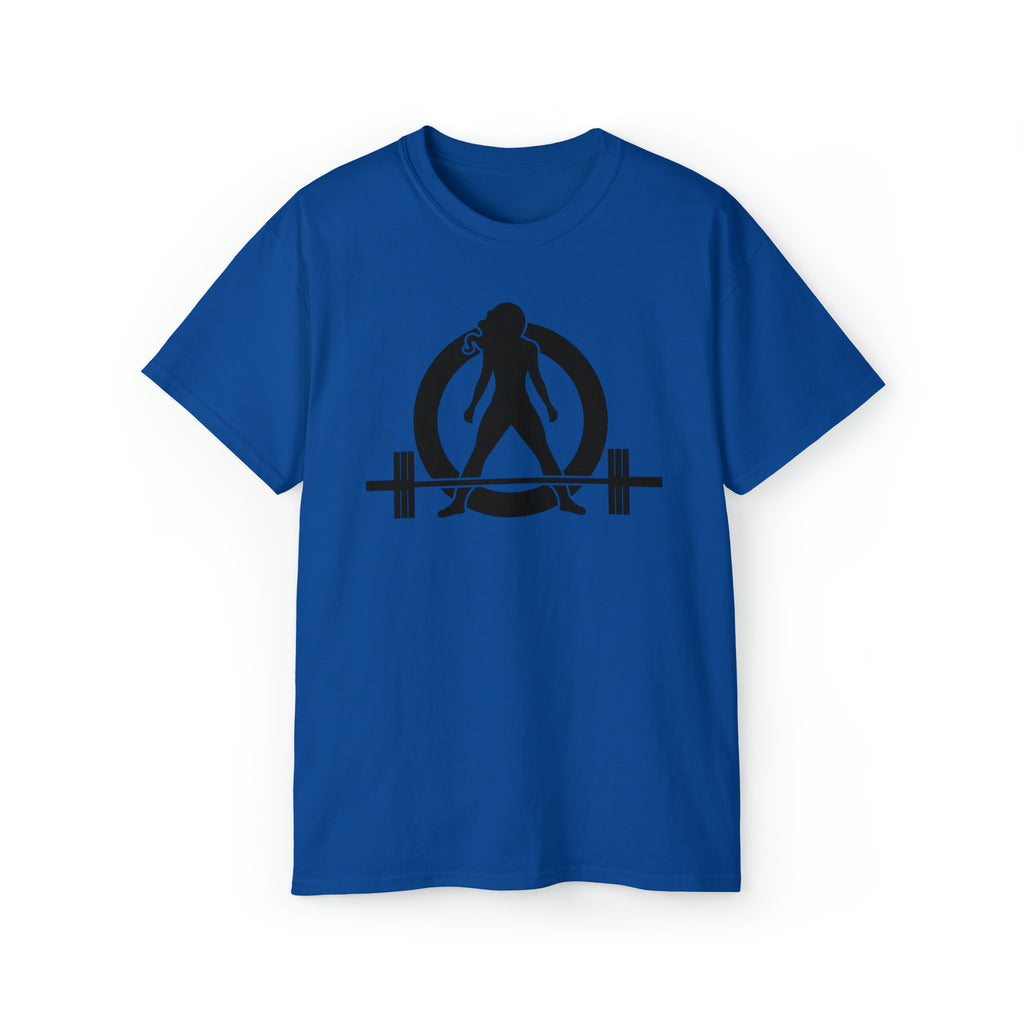Classic Logo Black - Unisex Ultra Cotton Tee - Plain Back
