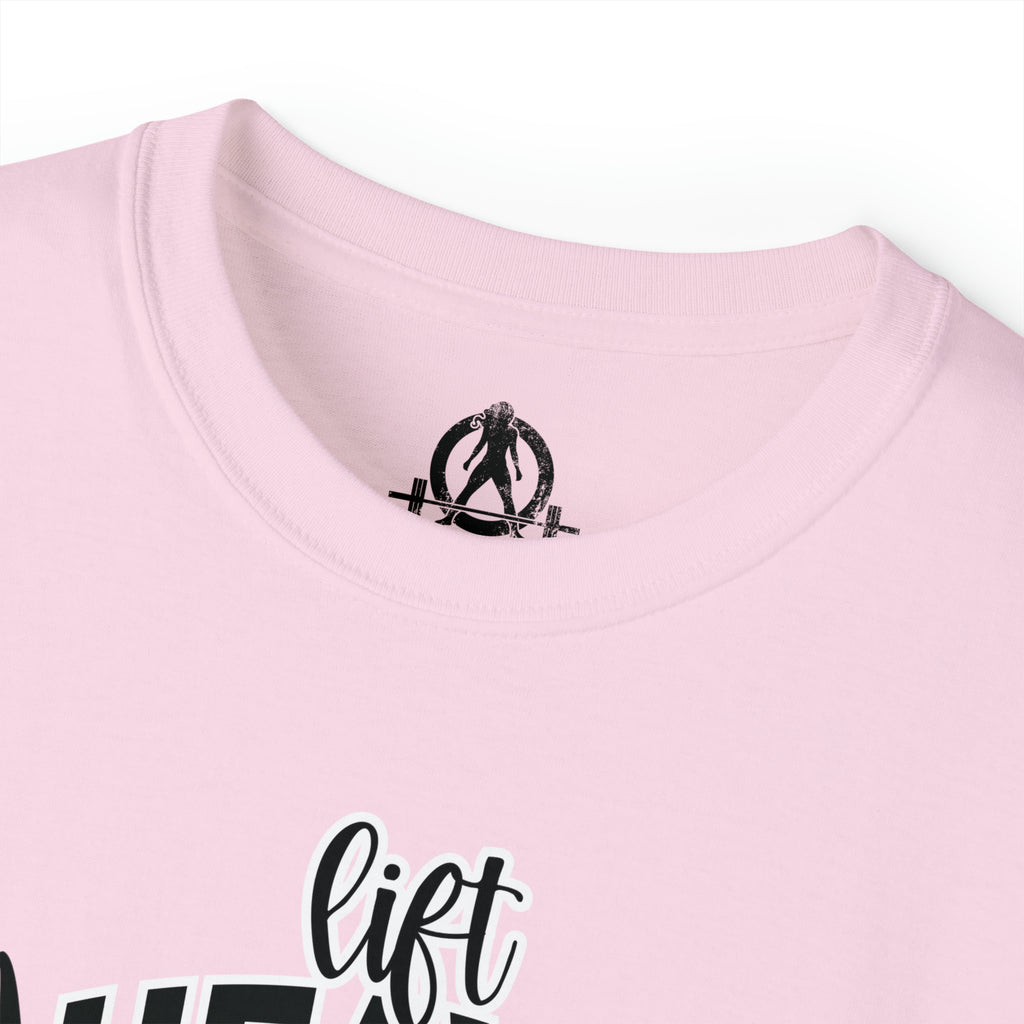 Lift Heavy Swing Fast - Unisex Ultra Cotton Tee - Black Logo