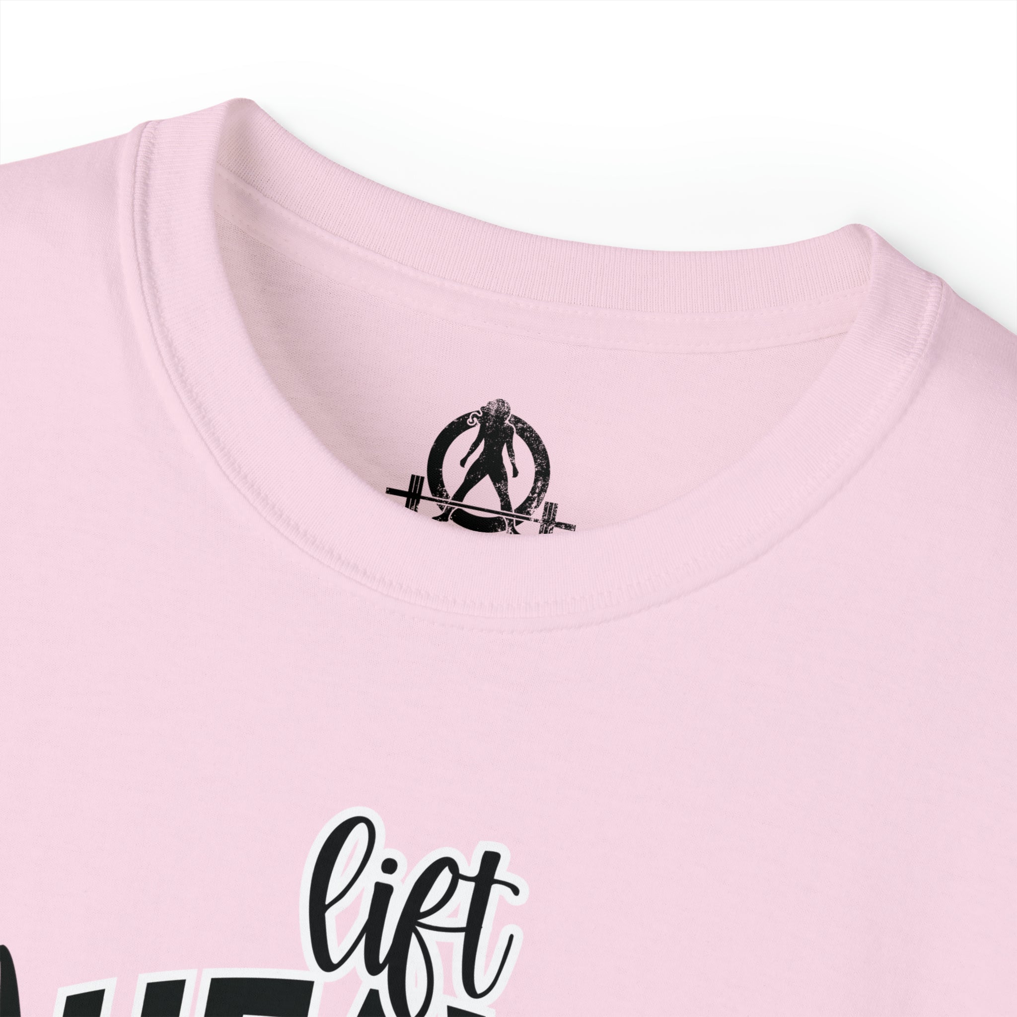 Lift Heavy Swing Fast - Unisex Ultra Cotton Tee - Black Logo