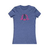 Distressed - Women's Favorite Tee - Inverted Color Distressed Logo