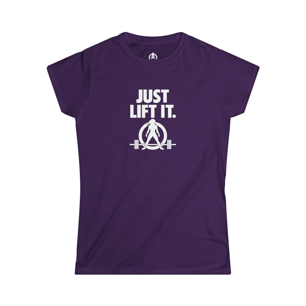 Just Lift It  – Women’s Softstyle Tee - White Logo