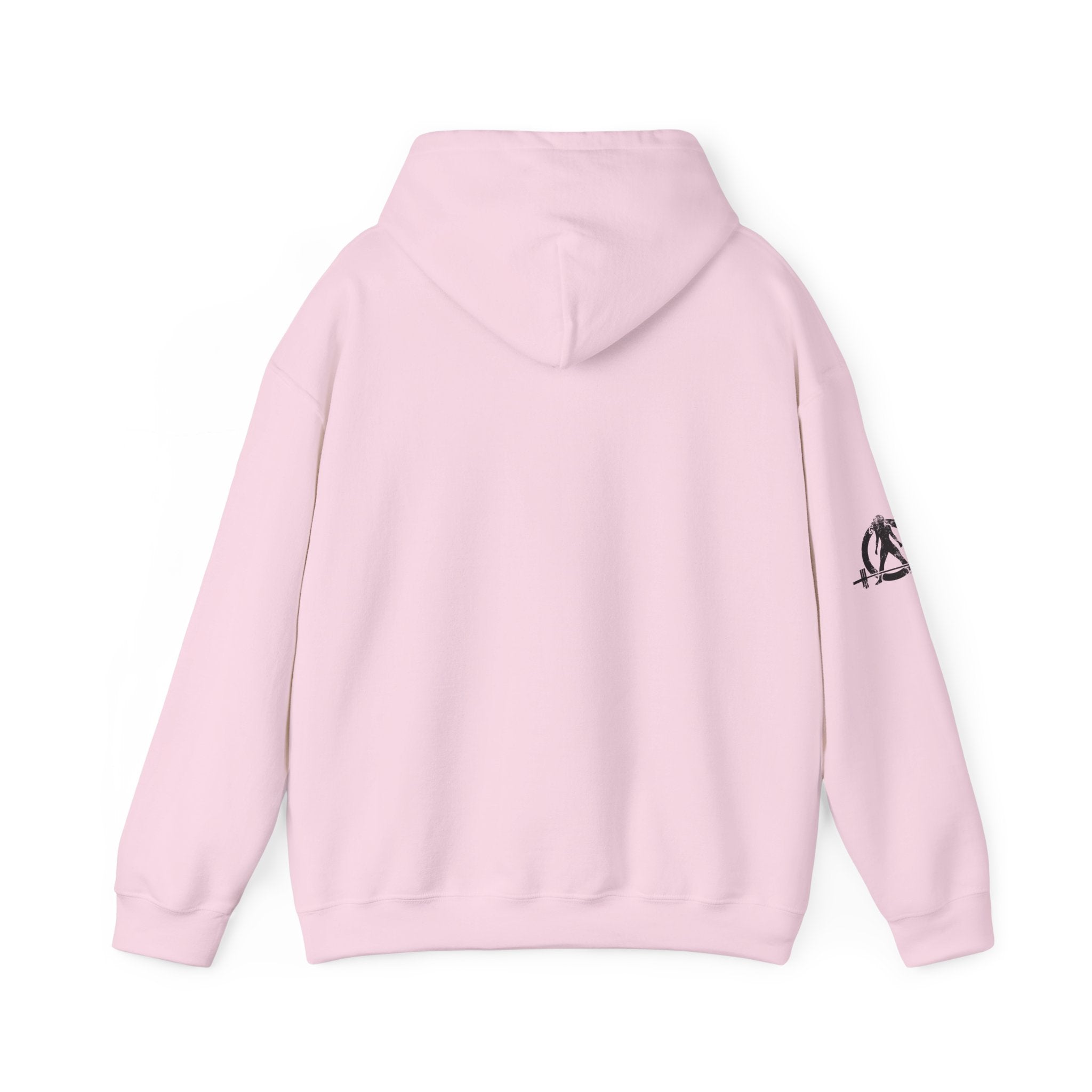 Strong Not Skinny - Unisex Heavy Blend Hooded Sweatshirt - Black Front Logo