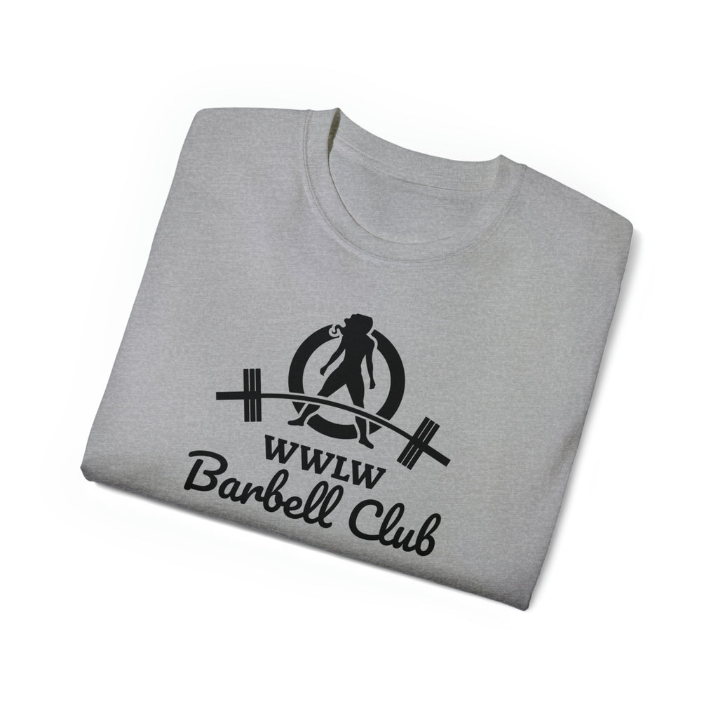 Barbell Club - Unisex Ultra Cotton Tee - Black Logo