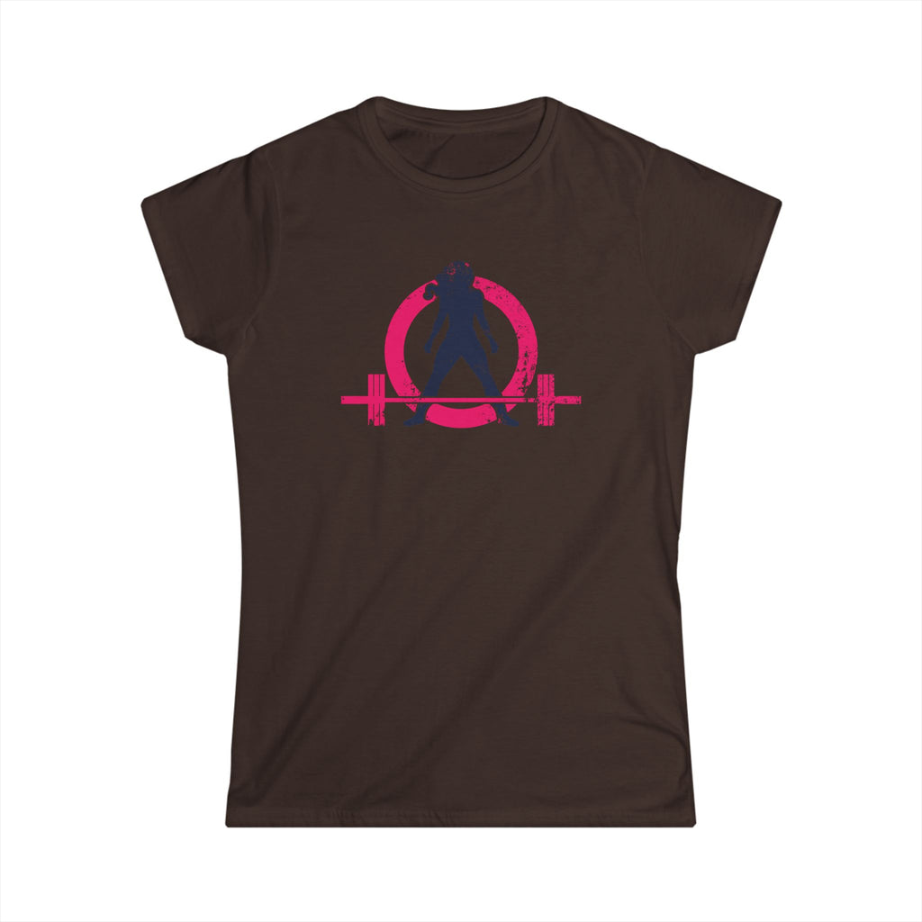 Women's Softstyle Tee - WWLW Distressed Color Logo - Plain Back