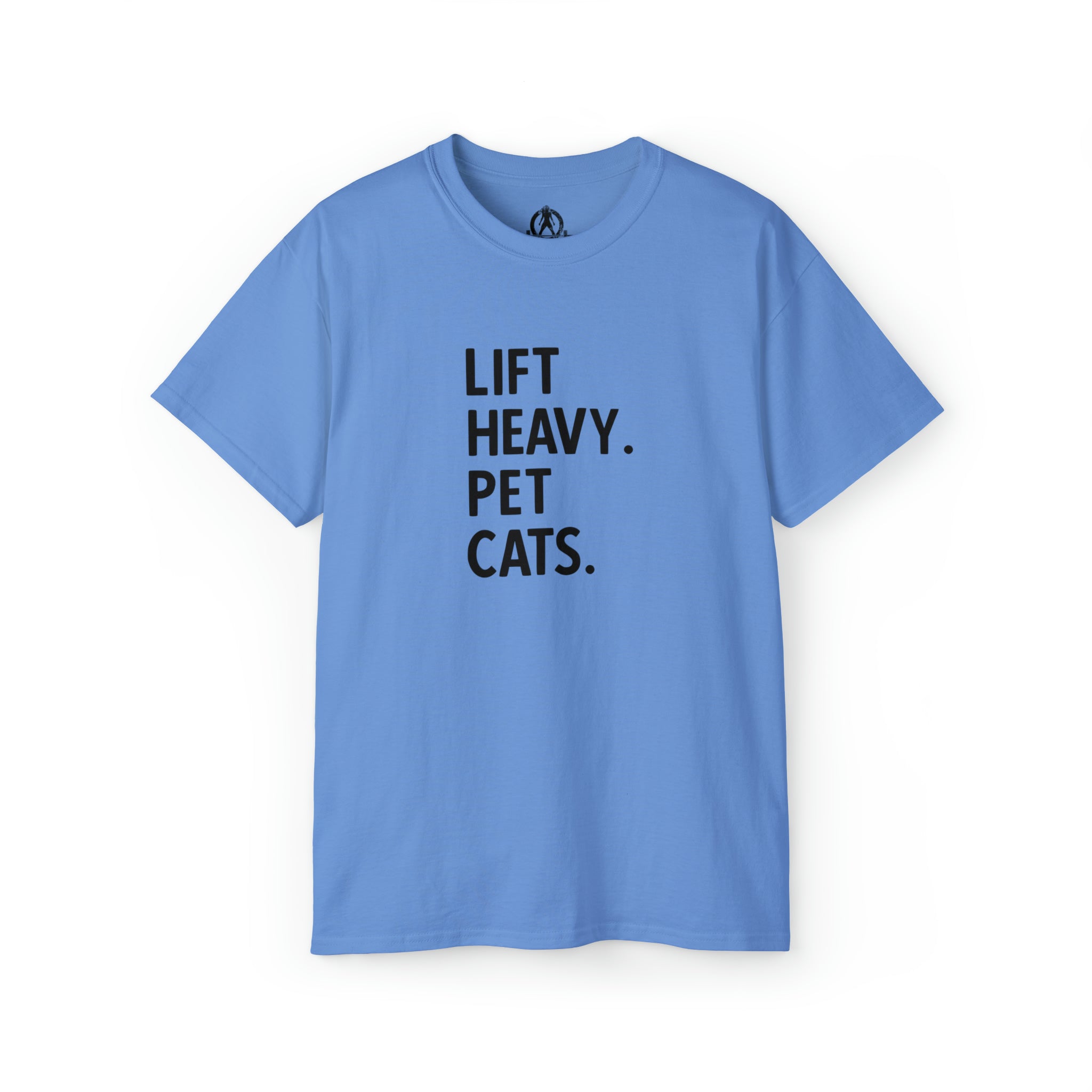 Lift Heavy Pet Cats - Unisex Ultra Cotton Tee - Black Logo