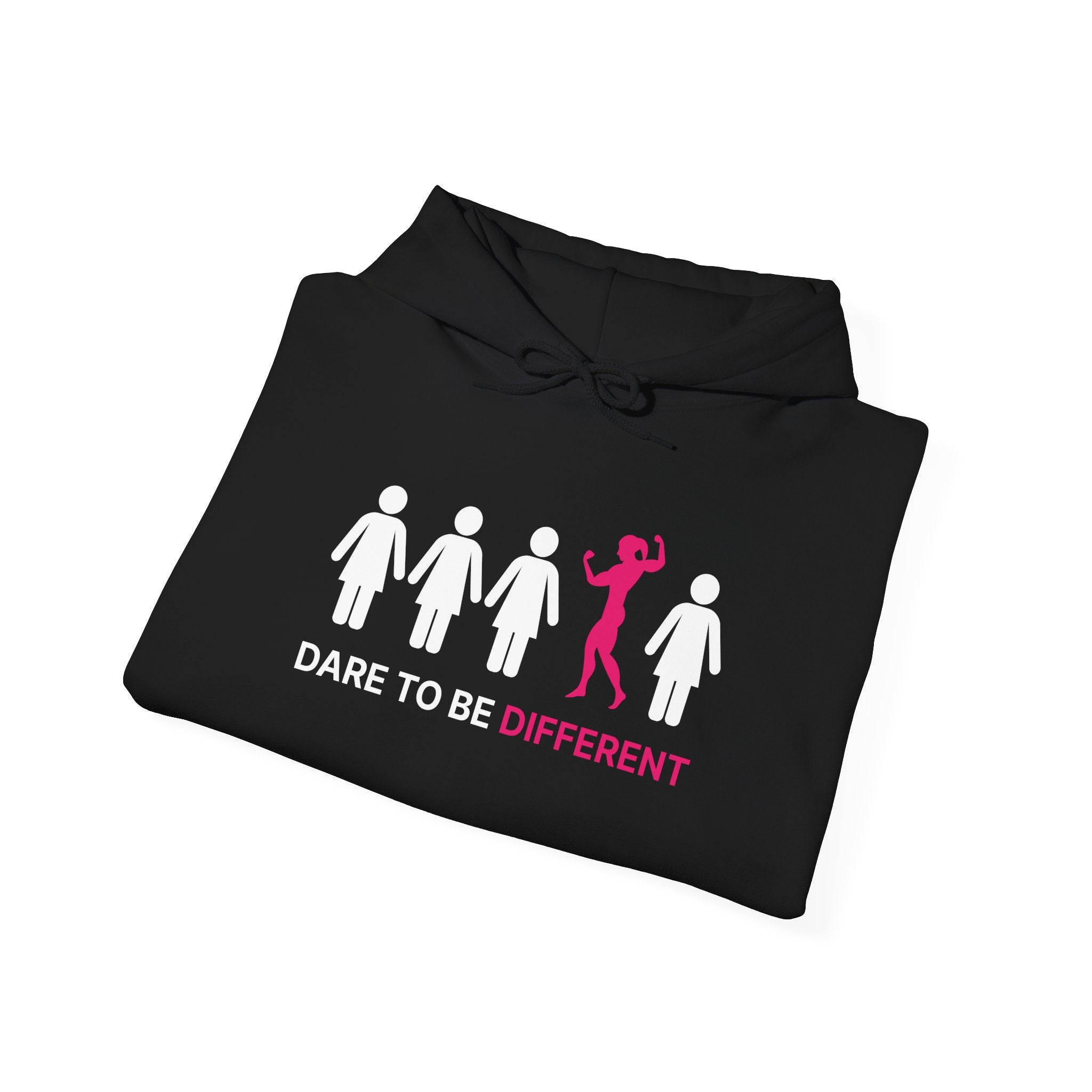 Dare To Be Different Flex - Unisex Heavy Blend Hooded Sweatshirt -  Print on Front & Back