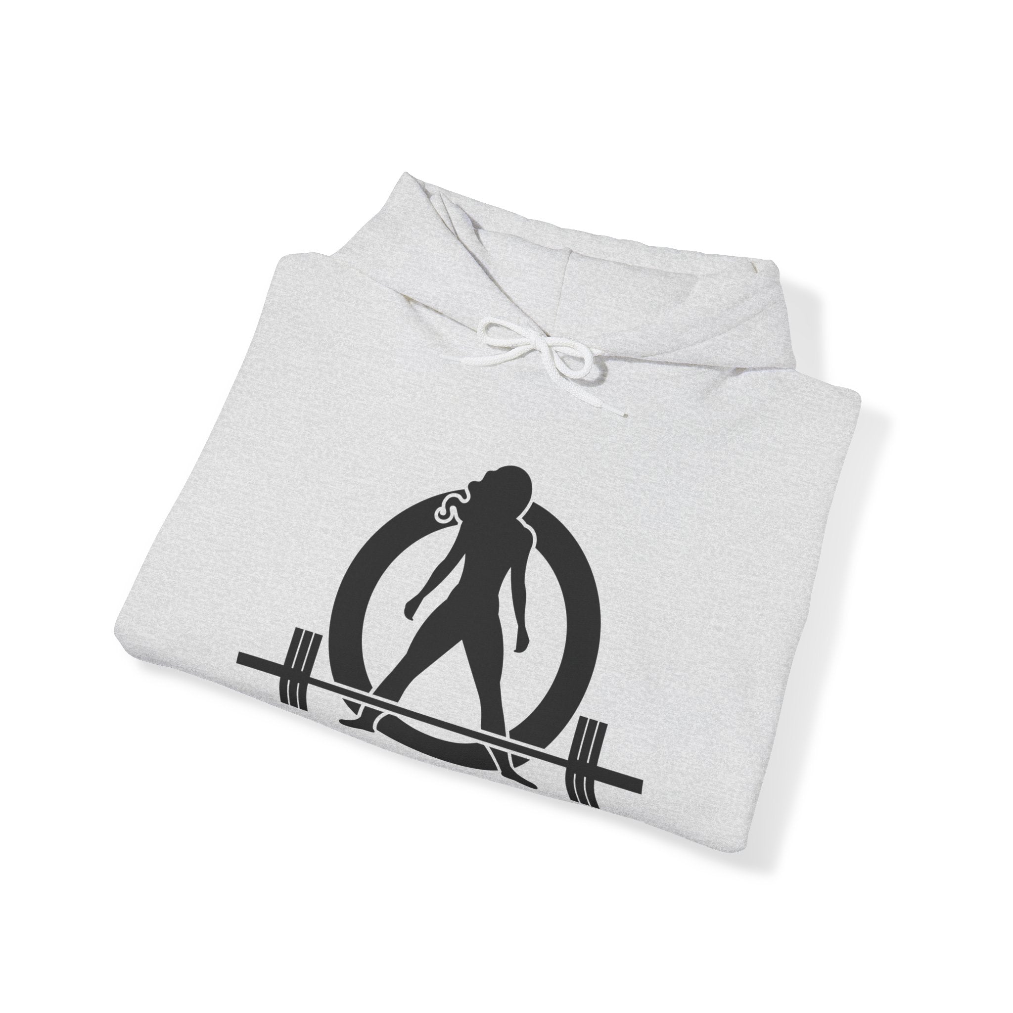Goal Weight Strong AF - Unisex Heavy Blend Hooded Sweatshirt  - Front & Back Print Black
