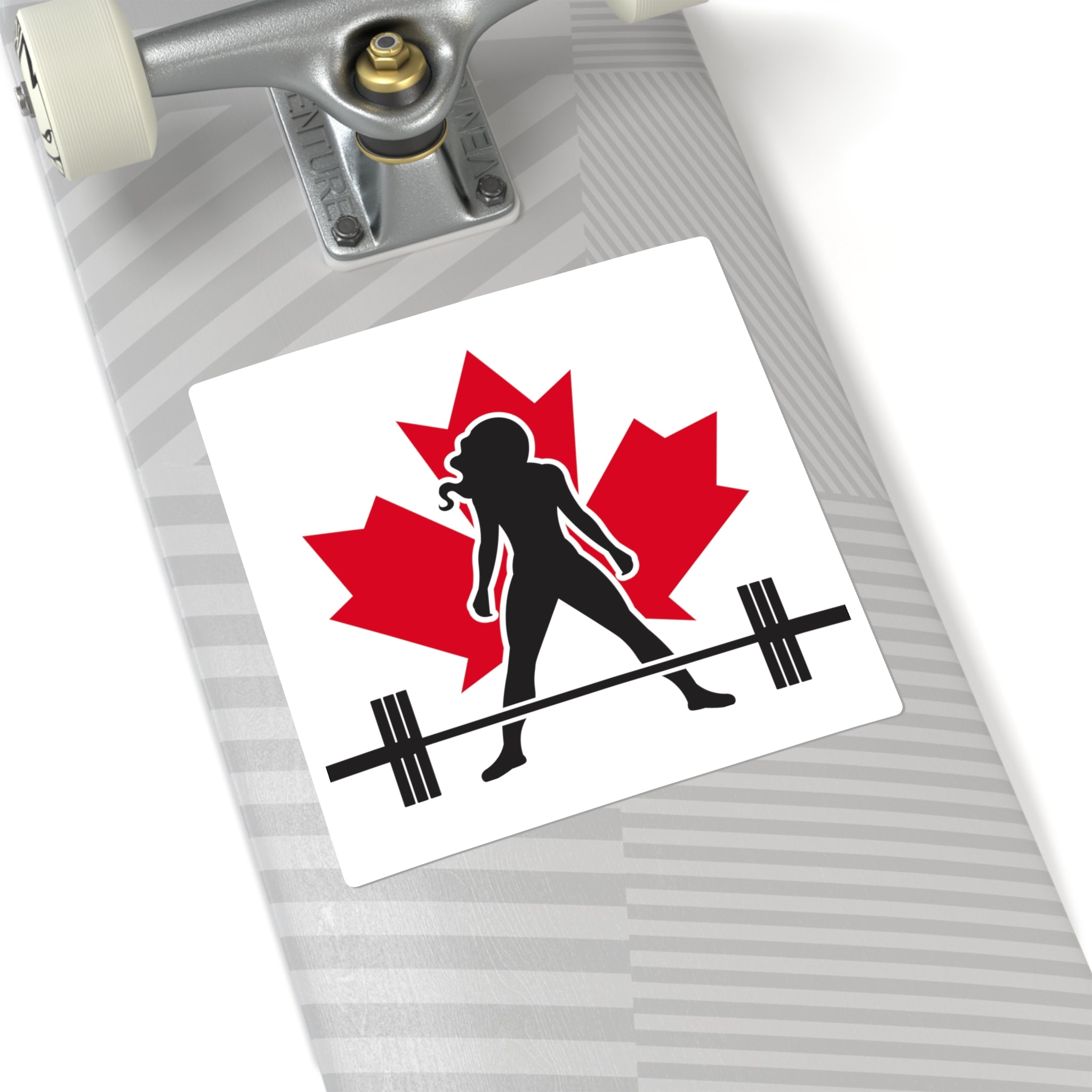 Square Stickers - Canada Logo - Classic Dark