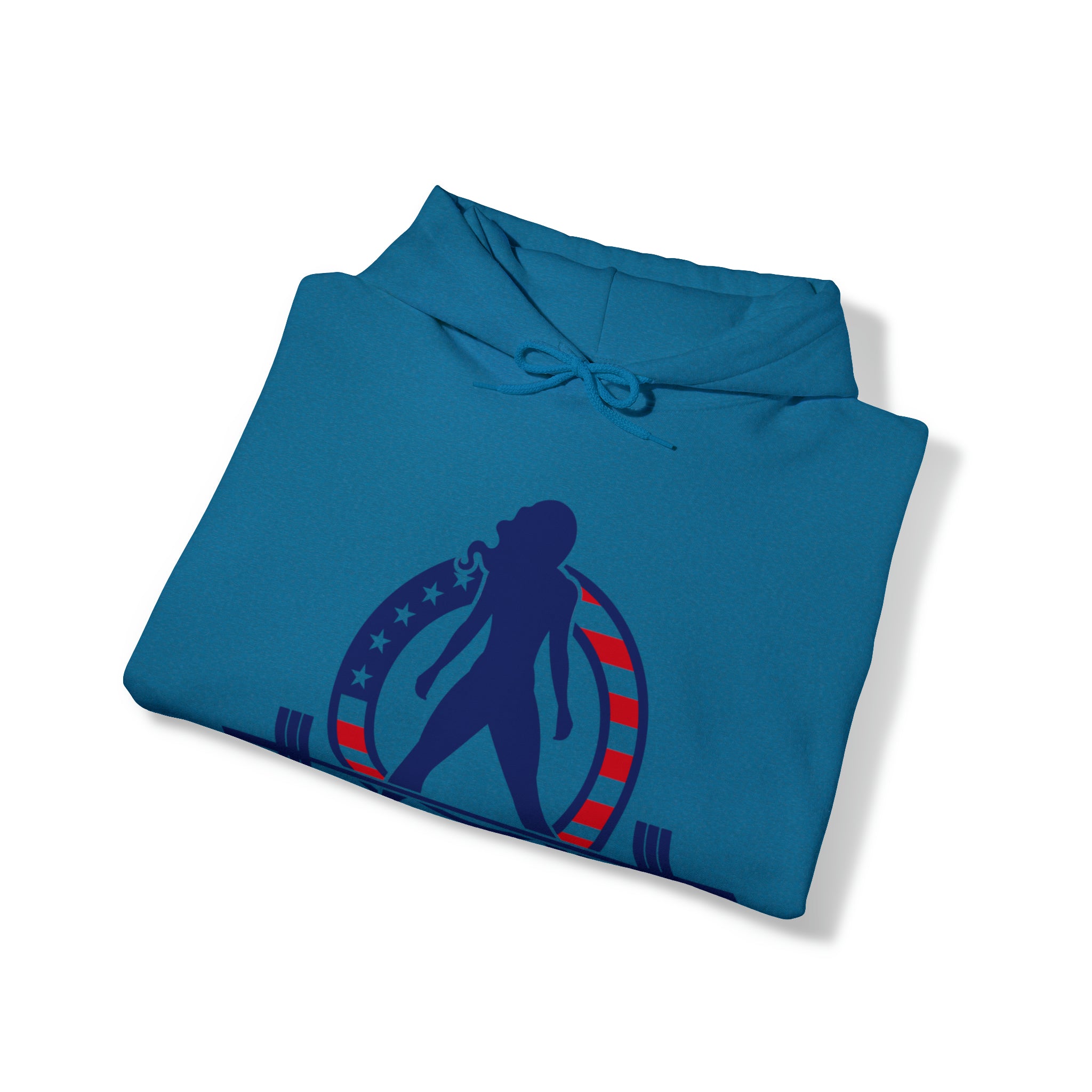 USA Logo - Unisex Heavy Blend Hooded Sweatshirt - USA Logo Light - Plain Back