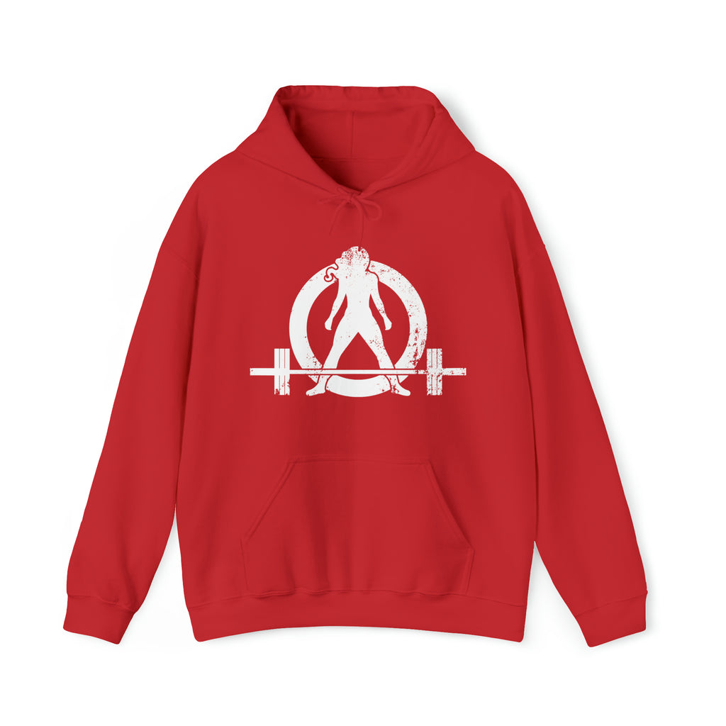 Strong Is Beautiful - Unisex Heavy Blend Hooded Sweatshirt - Distressed White Logo -  (BEST SELLER)