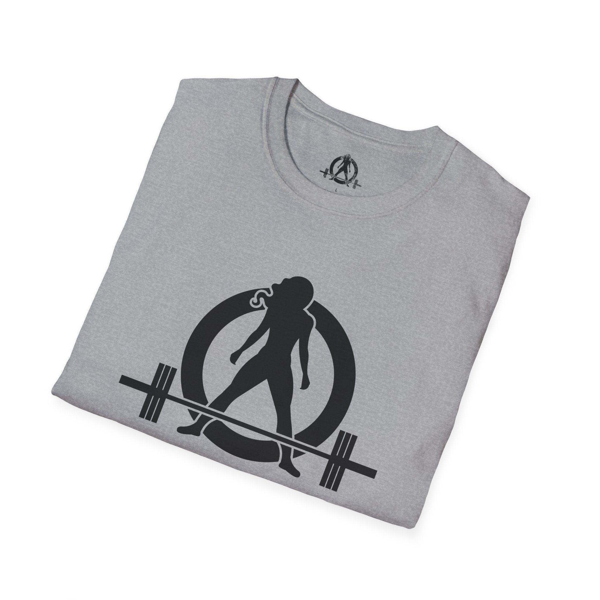 Iron Sharpens Iron - Unisex Softstyle T-Shirt - Black Logo Front & Back
