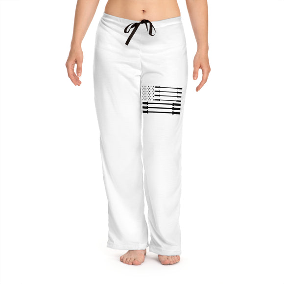 Star Barbell - Women's Pajama Pants (AOP) - Black Logo