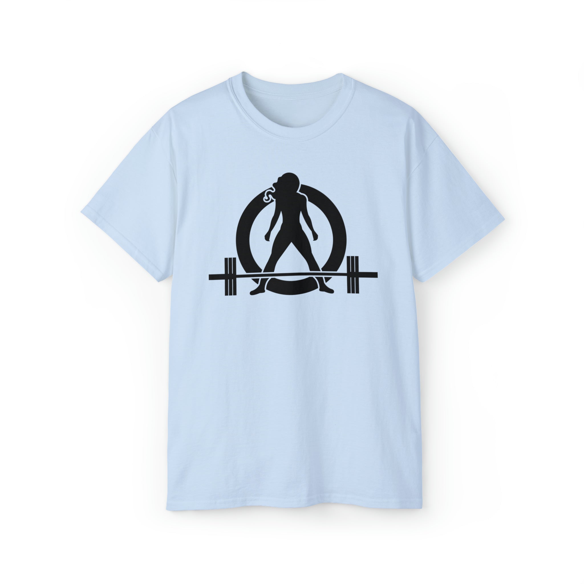 Classic Logo Black - Unisex Ultra Cotton Tee - Plain Back