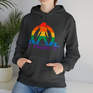 Pride Color Logo - Strong Is Beautiful - Unisex Heavy Blend Hooded Sweatshirt