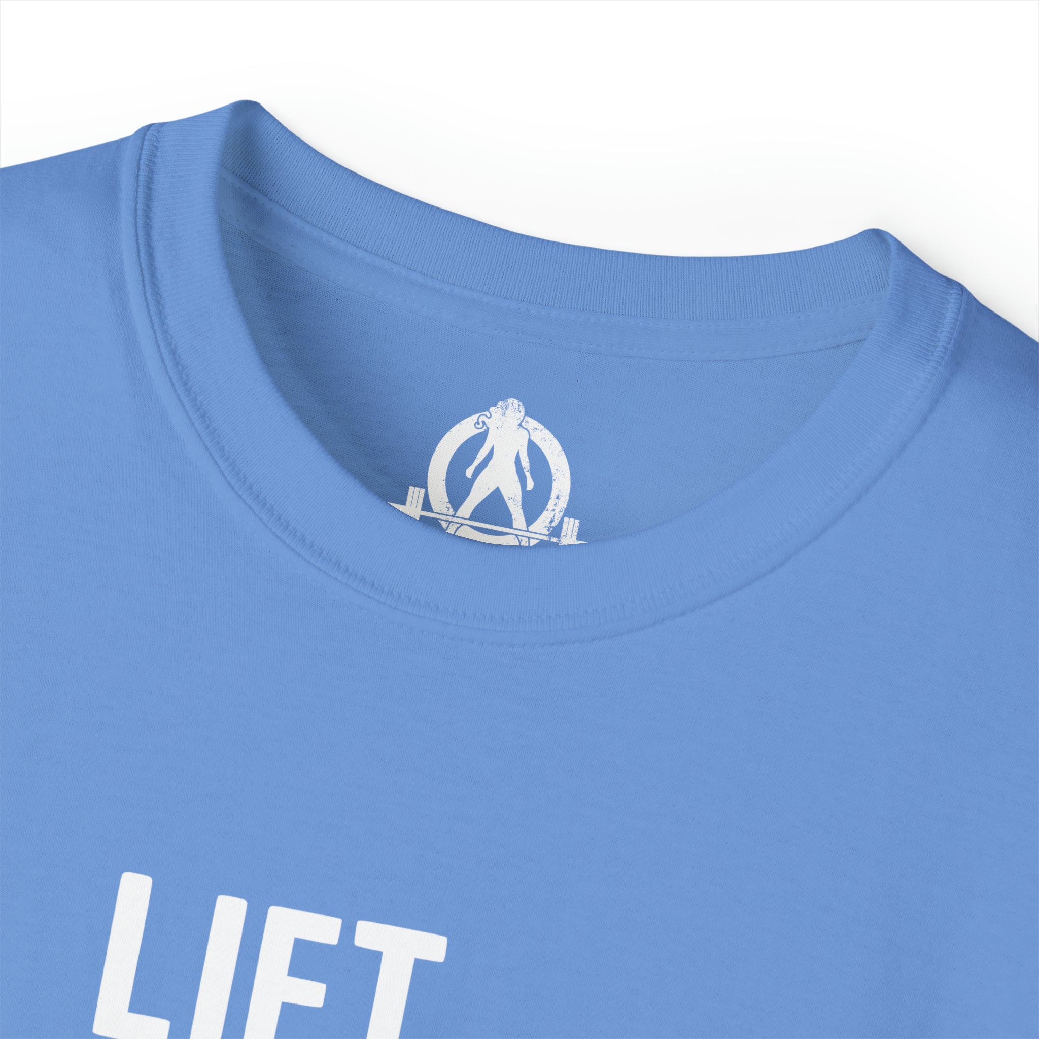 Lift Heavy Pet Cats - Unisex Ultra Cotton Tee - White Logo