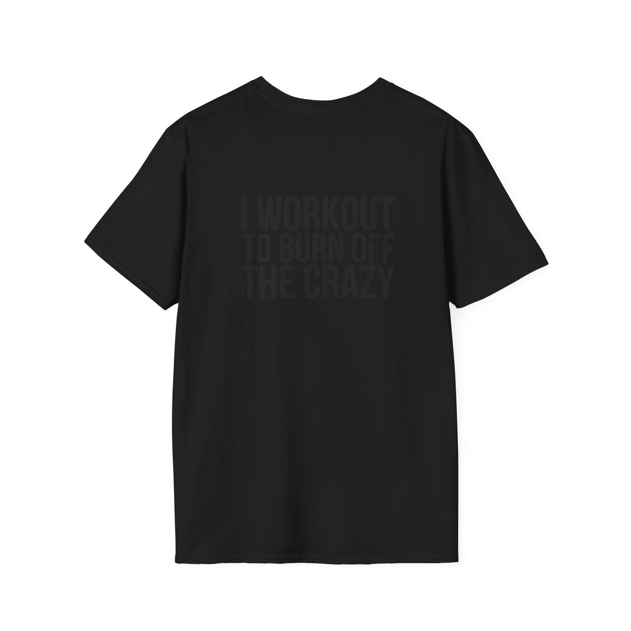 Cardio = Lift Weights Faster - Unisex Softstyle T-Shirt - Logo Front