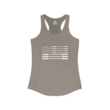 Star Barbell - Women's Ideal Racerback Tank - White Logo