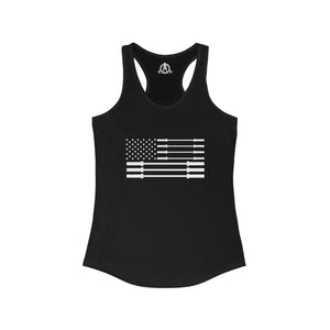 Star Barbell - Women's Ideal Racerback Tank - White Logo