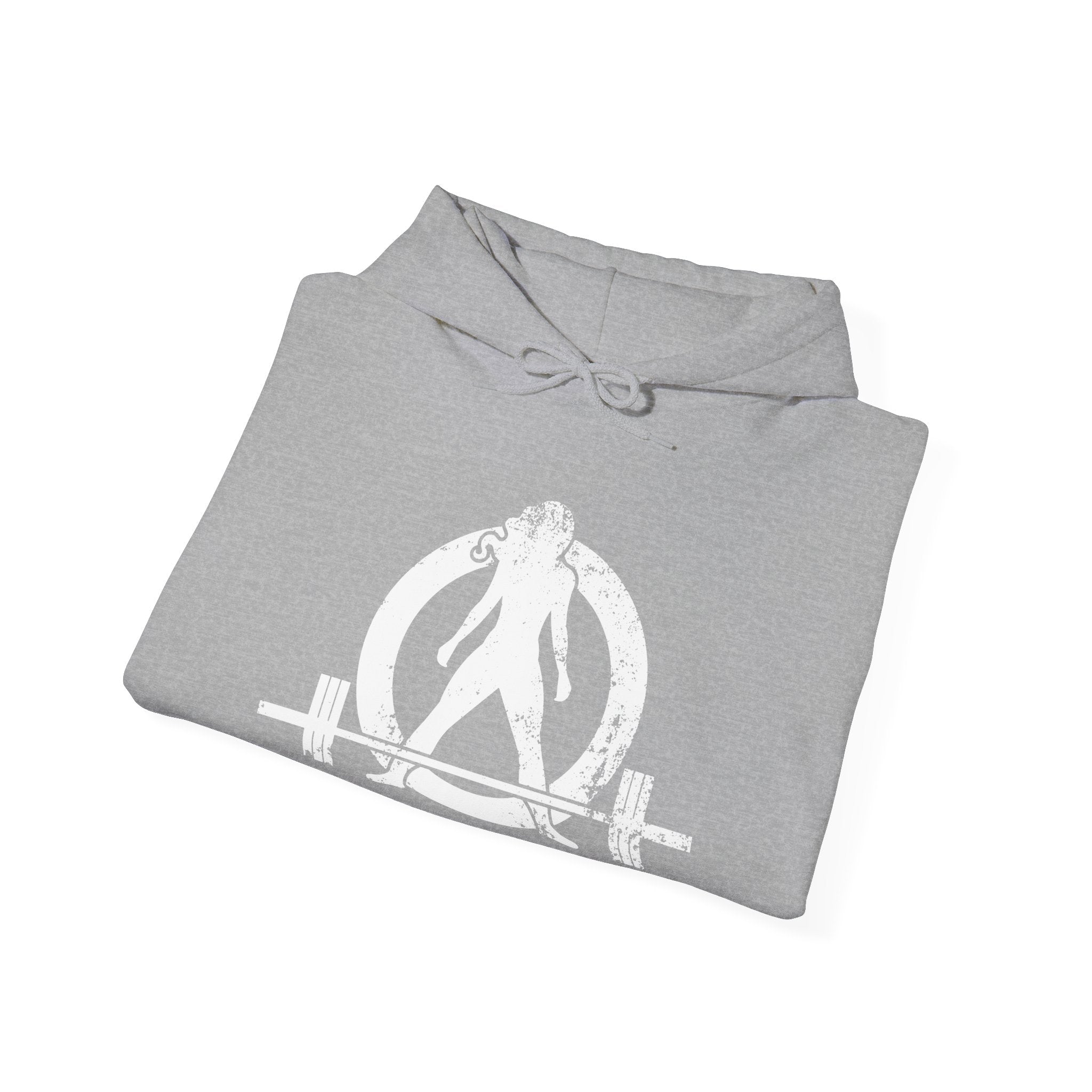 Distressed Logo - Unisex Heavy Blend Hooded Sweatshirt - White Logo  (BEST SELLER)