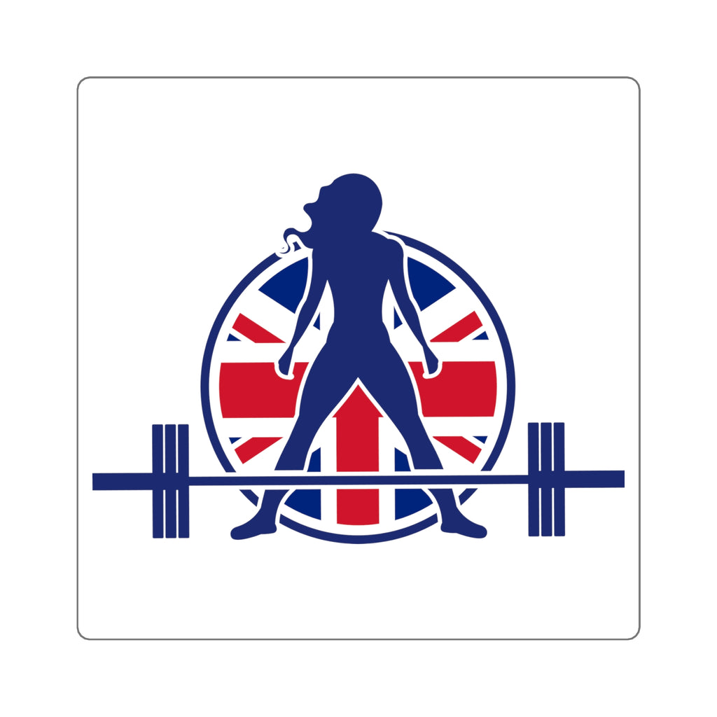Square Stickers - UK Logo - Classic Dark