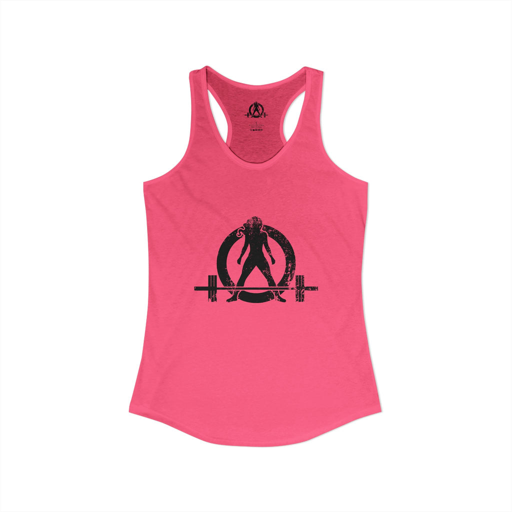 WWLW Distressed Black Logo - Racer Back Tank Top (Best Seller)