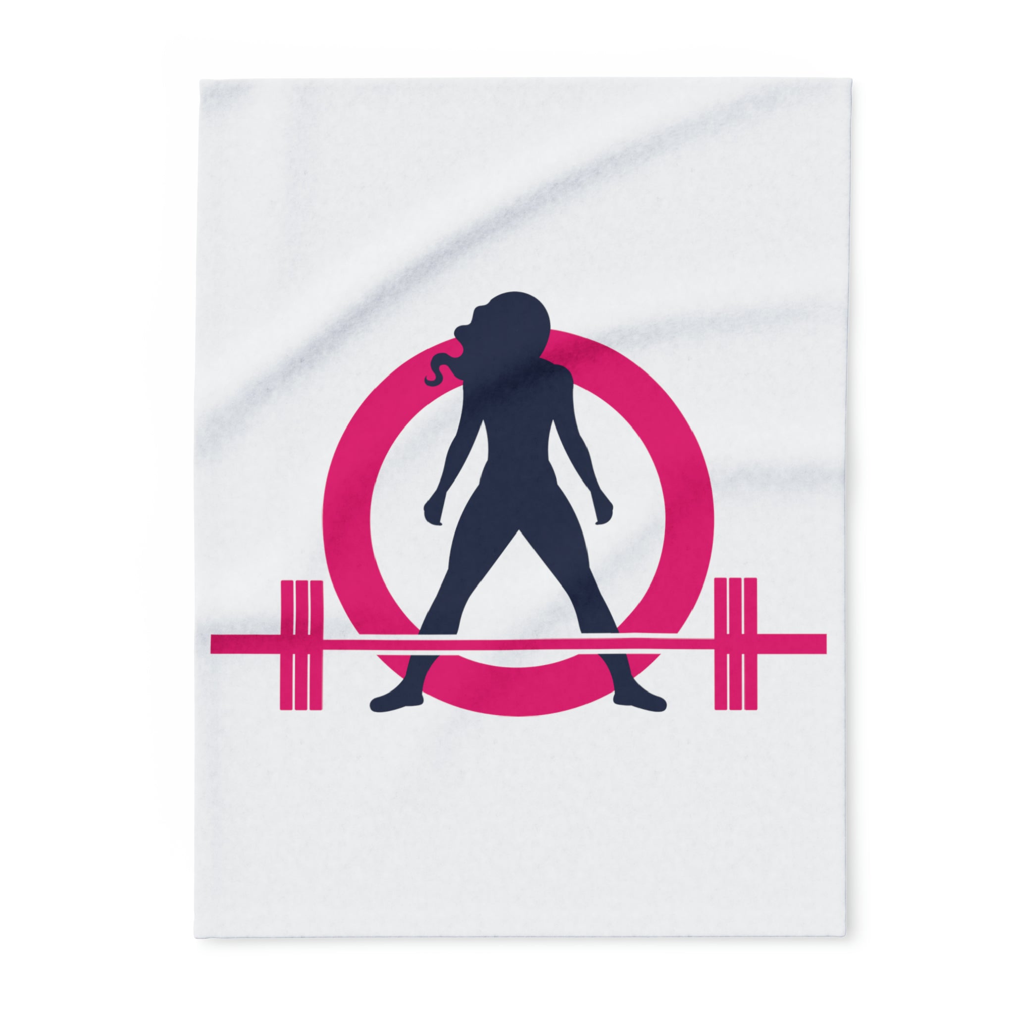 Arctic Fleece Blanket - White Color Logo