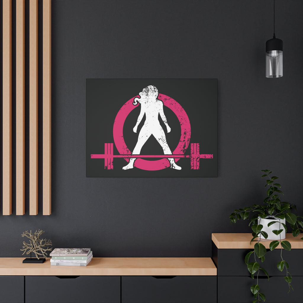 WWLW Distressed Logo - Fitness Motivation - Canvas