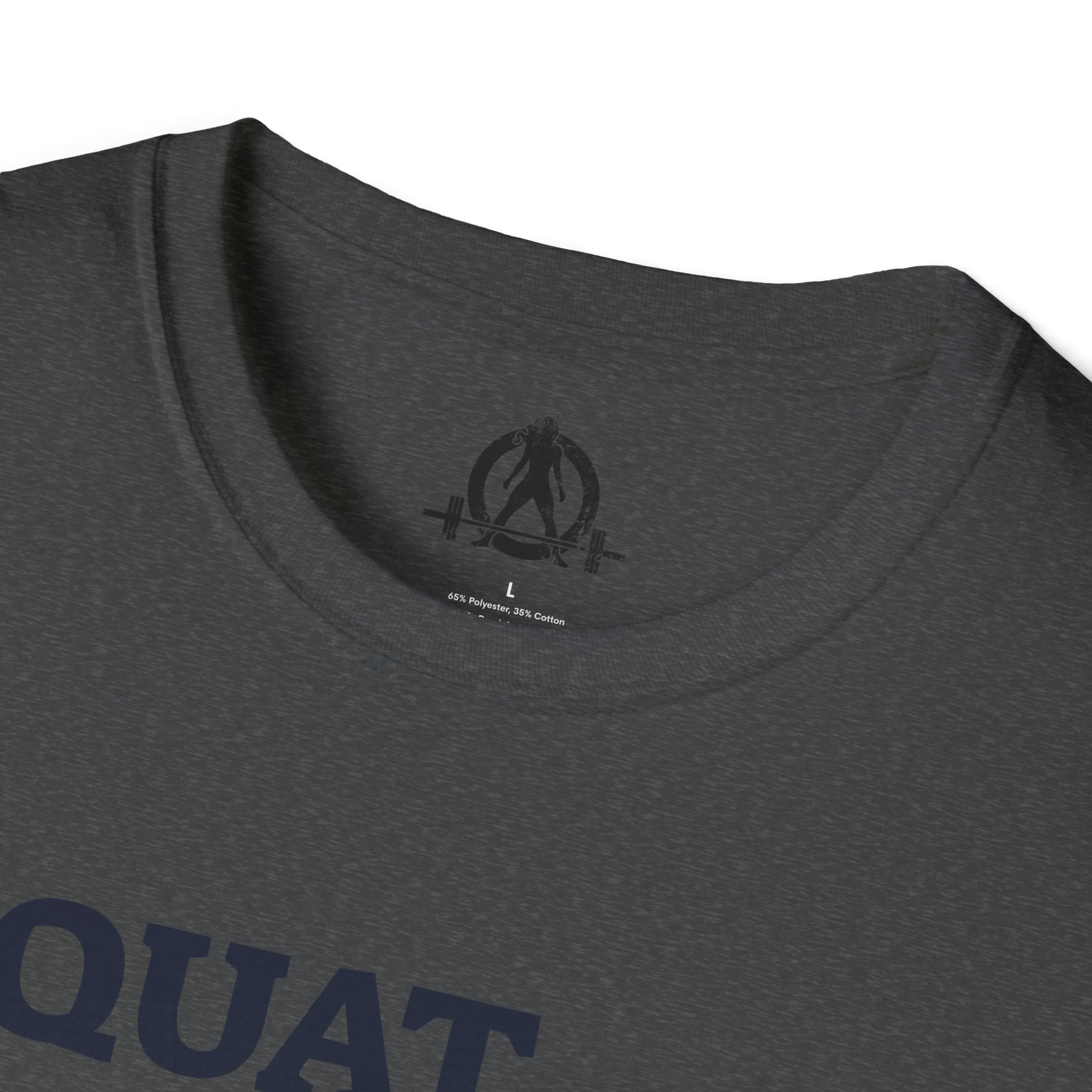 Squat Bench Deadlift Repeat - Unisex Softstyle T-Shirt - Pink - Plain Back