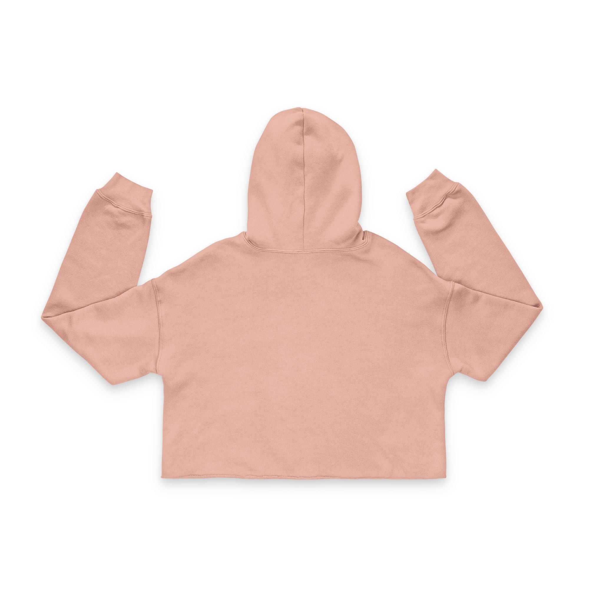 Stylish Women's Cropped Hoodie - White Classic Logo