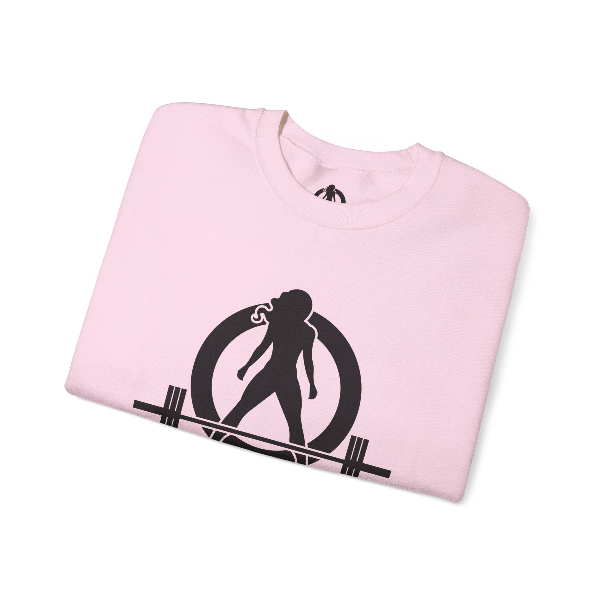 Iron Sharpens Iron - Unisex Heavy Blend™ Crewneck Sweatshirt - Front Black Logo - Front & Back Print