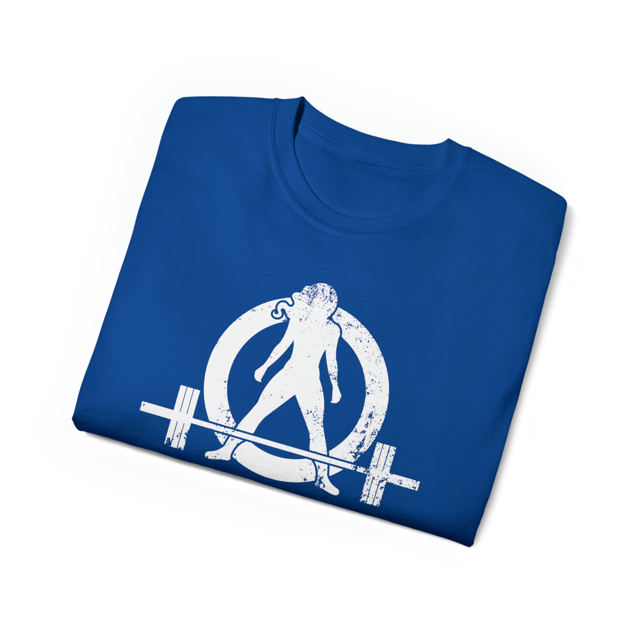 Strong Is Beautiful - Unisex Ultra Cotton Tee - Distressed White Logo - (BEST SELLER)