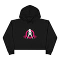 Empowered Crop Hoodie – For Strong Women Who Lift - Classic Logo