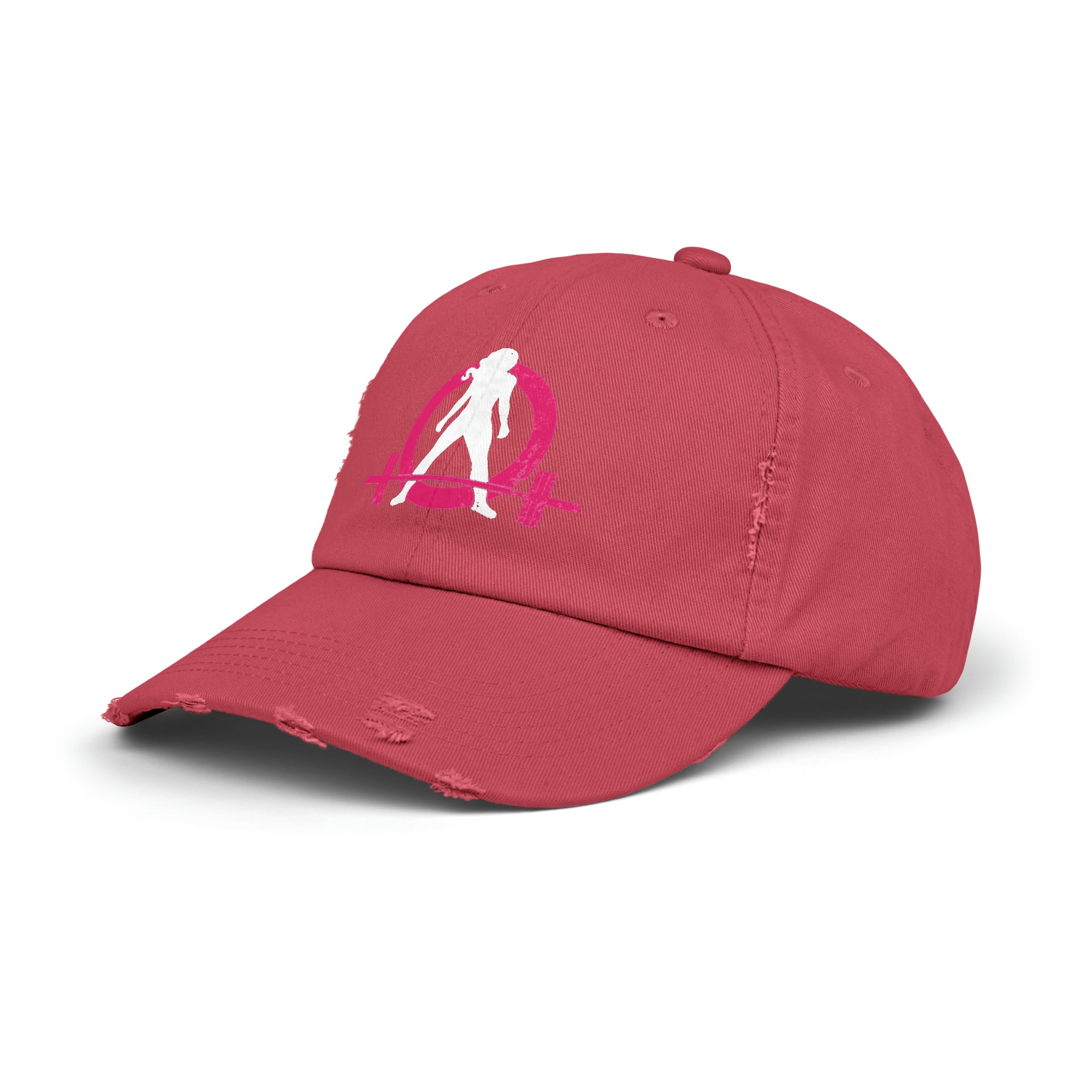 Unisex Distressed Cap - Classic Color Distressed Logo