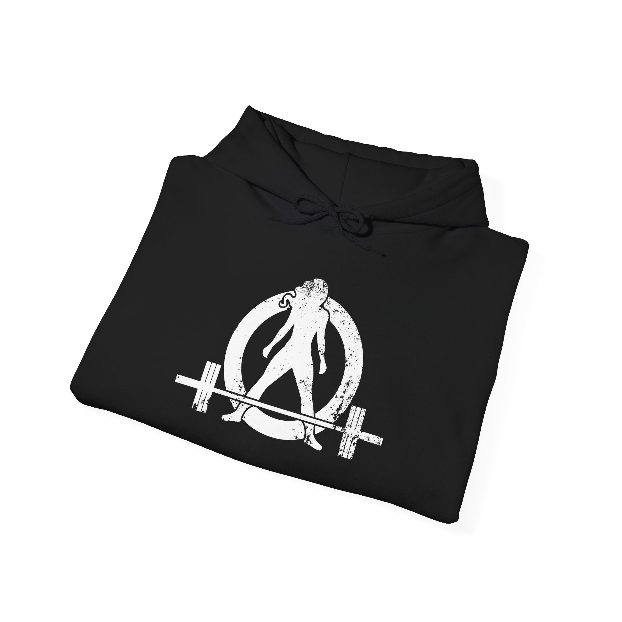 Distressed Logo - Unisex Heavy Blend Hooded Sweatshirt - White Logo  (BEST SELLER)