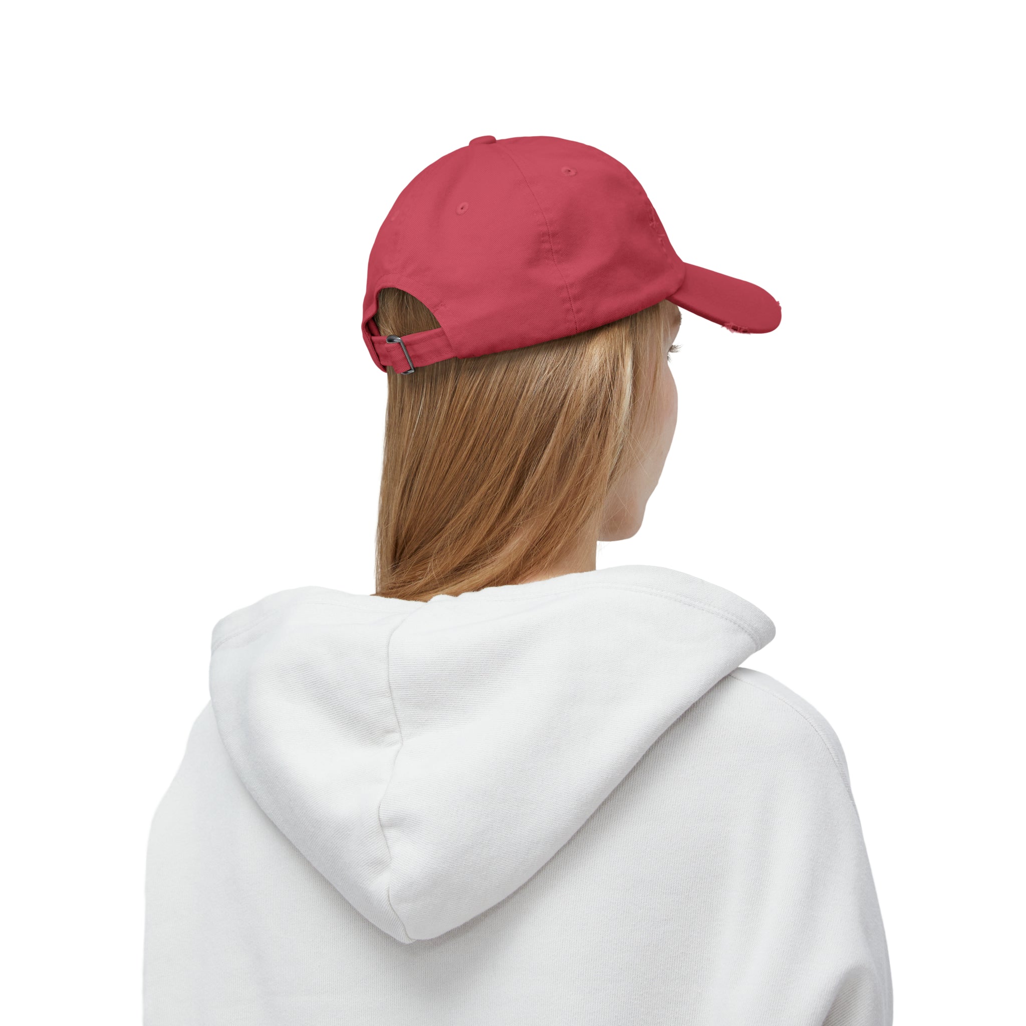 Unisex Distressed Cap - Classic Color Distressed Logo