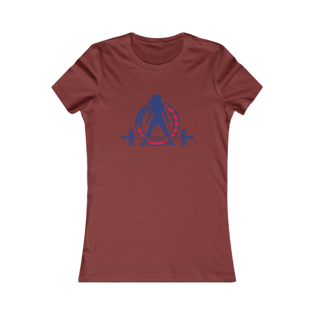 USA Logo - Women's Favorite Tee - USA Light Logo